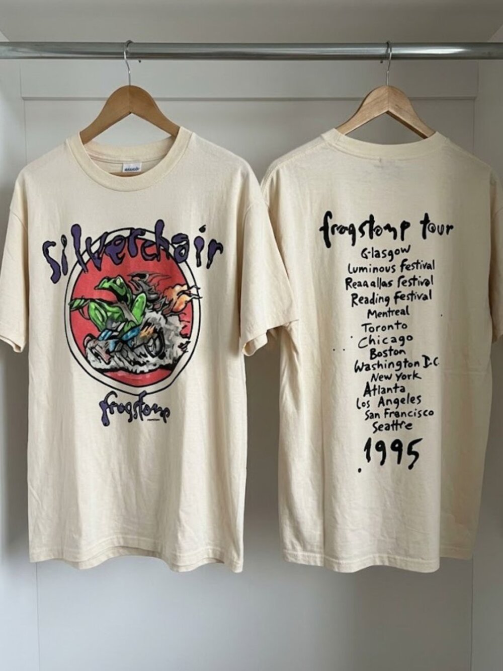 1995 Silverchair Frogstomp Tour Concert T-Shirt Reprint